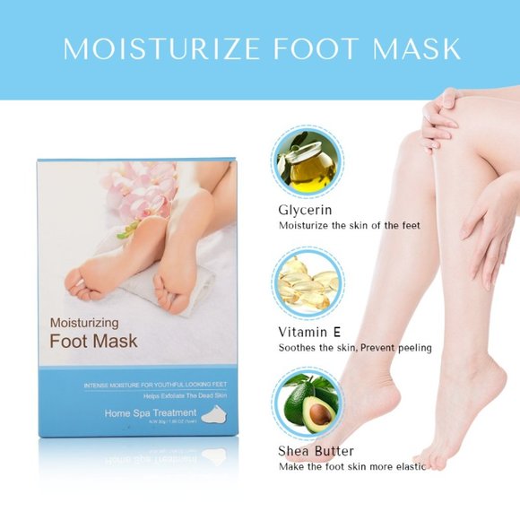 Milky skin care moisturizing foot mask - Picture 13 of 16
